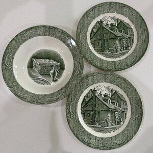 OLD CURIOSITY SHOP Vintage Underglaze